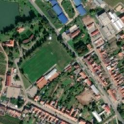 Satellite imagery of [Tvrdonice] church t., CZ
