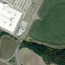 Satellite imagery of Hatě - tržnice Excalibur [Chvalovice] outlook t., CZ