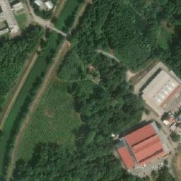 Satellite imagery of [Břeclav] castle outlook t., CZ