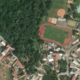 Satellite imagery of [Břeclav] castle outlook t., CZ