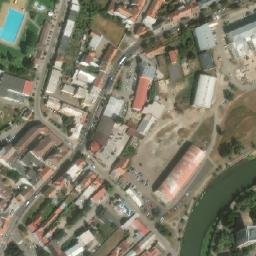 Satellite imagery of [Břeclav] castle outlook t., CZ