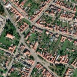 Satellite imagery of [Tvrdonice] church t., CZ