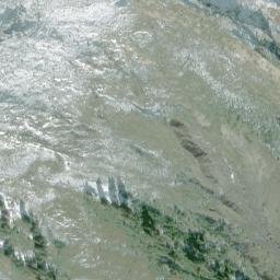 Satellite imagery of Crater Moraine, US