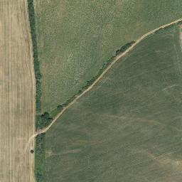 Satellite imagery of Paví kopec outlook p., CZ
