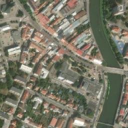 Satellite imagery of [Břeclav] castle outlook t., CZ