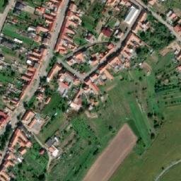 Satellite imagery of [Tvrdonice] church t., CZ