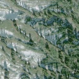 Satellite imagery of Crater Moraine, US
