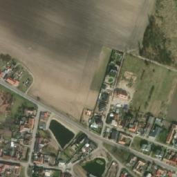 Satellite imagery of [Hevlín] church t., CZ