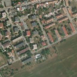 Satellite imagery of [Břeclav-Poštorná] outlook church t., CZ