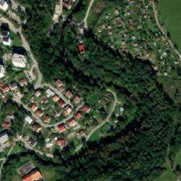 Satellite imagery of [Kaplice] church t., CZ