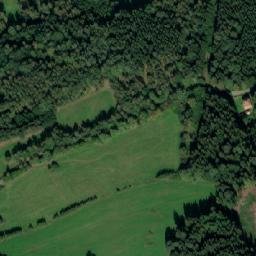 Satellite imagery of [Kaplice-Blansko] church t., CZ