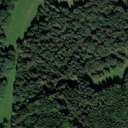 Satellite imagery of Dobrá Voda church t., CZ