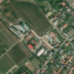 Satellite imagery of [Valtice] church t., CZ