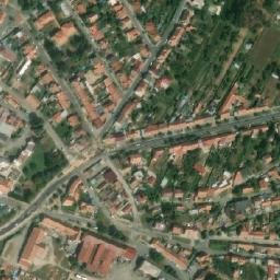 Satellite imagery of [Valtice] church t., CZ