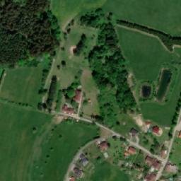 Satellite imagery of [Omlenice] church t., CZ