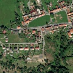 Satellite imagery of [Kaplice-Blansko] church t., CZ