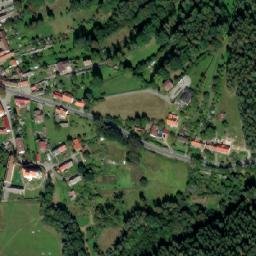 Satellite imagery of [Kaplice-Blansko] church t., CZ