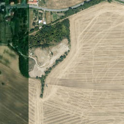 Satellite imagery of [Valtice-Úvaly] church t., CZ