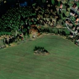Satellite imagery of [Černá v Pošumaví] church t., CZ