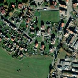 Satellite imagery of [Černá v Pošumaví] church t., CZ