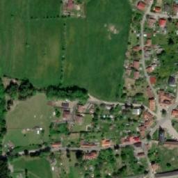 Satellite imagery of [Omlenice] church t., CZ