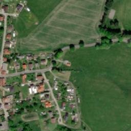 Satellite imagery of [Omlenice] church t., CZ