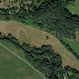 Satellite imagery of [Kaplice-Blansko] church t., CZ