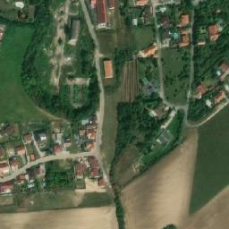Satellite imagery of [Valtice] church t., CZ