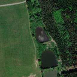 Satellite imagery of [Omlenice] church t., CZ