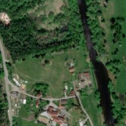 Satellite imagery of [Větřní-Všeměry-Zátoň] church t., CZ