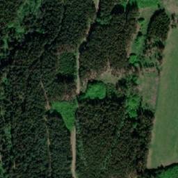 Satellite imagery of [Větřní-Všeměry-Zátoň] church t., CZ