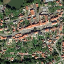 Satellite imagery of [Benešov nad Černou] church t., CZ