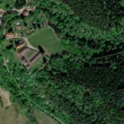 Satellite imagery of [Větřní-Všeměry-Zátoň] church t., CZ