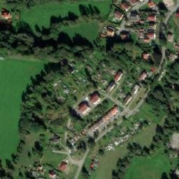Satellite imagery of [Benešov nad Černou] church t., CZ
