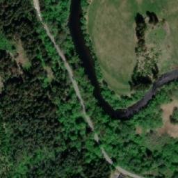 Satellite imagery of [Větřní-Všeměry-Zátoň] church t., CZ