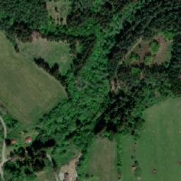 Satellite imagery of [Větřní-Všeměry-Zátoň] church t., CZ