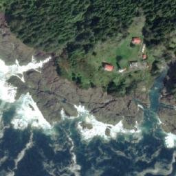 Satellite imagery of Pachena Point, CA