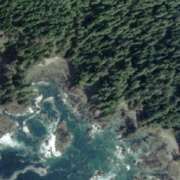Satellite imagery of Pachena Point, CA