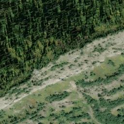 Satellite imagery of Glacier Wall, US