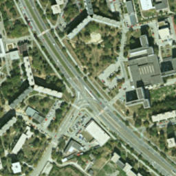 Satellite imagery of Košice Ghetto, SK