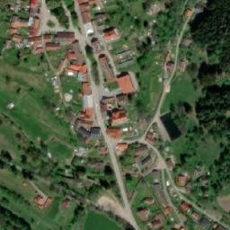 Satellite imagery of [Rožmitál na Šumavě] church t., CZ