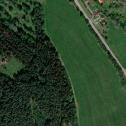 Satellite imagery of [Rožmitál na Šumavě] church t., CZ