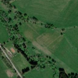 Satellite imagery of [Rožmitál na Šumavě] church t., CZ