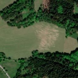 Satellite imagery of [Malšín-Ostrov] church t., CZ