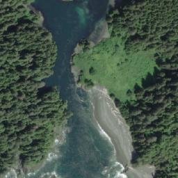 Satellite imagery of Whyac Point, CA