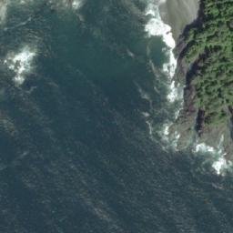 Satellite imagery of Whyac Point, CA