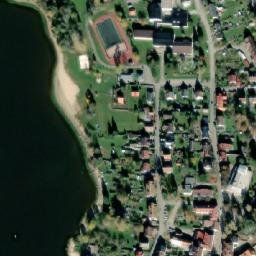 Satellite imagery of [Frymburk] church t., CZ