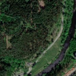 Satellite imagery of [Rožmberk nad Vltavou] castle outlook t., CZ