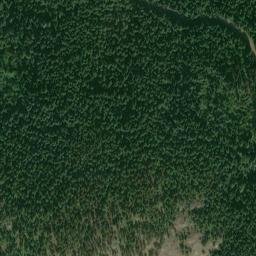 Satellite imagery of Ruby Ridge, US