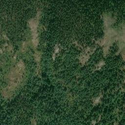 Satellite imagery of Ruby Ridge, US
